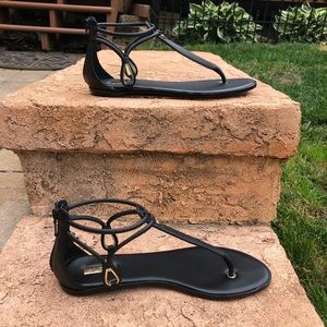 ALDO Thong Sandals Black